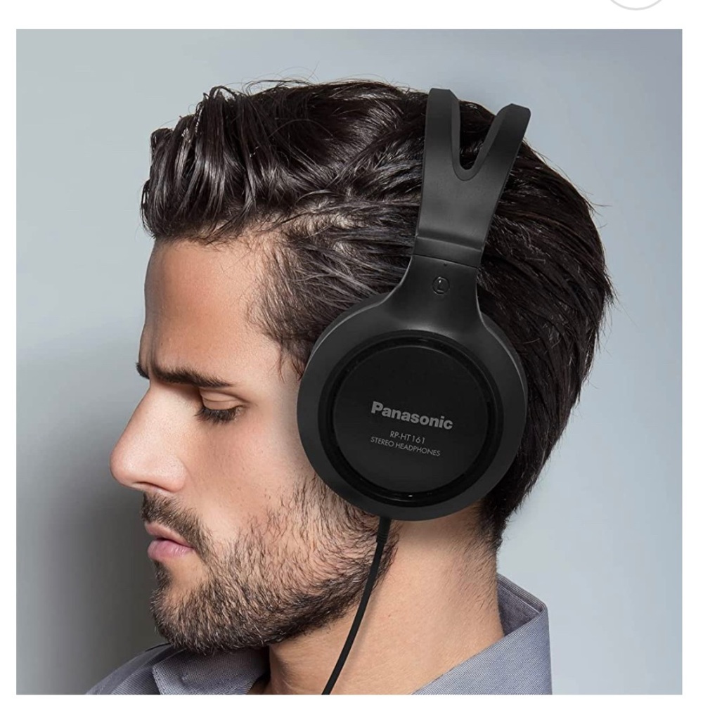 Panasonic Headphones, Lightweight Over the Ear Wired Headphones with Clear Sound